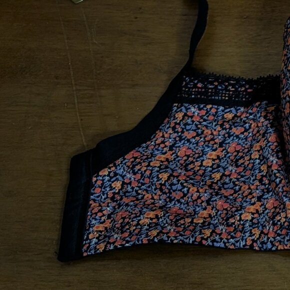 Cacique Women's Floral Support Solution Satin Full Coverage 38H Bra - Picture 7 of 9